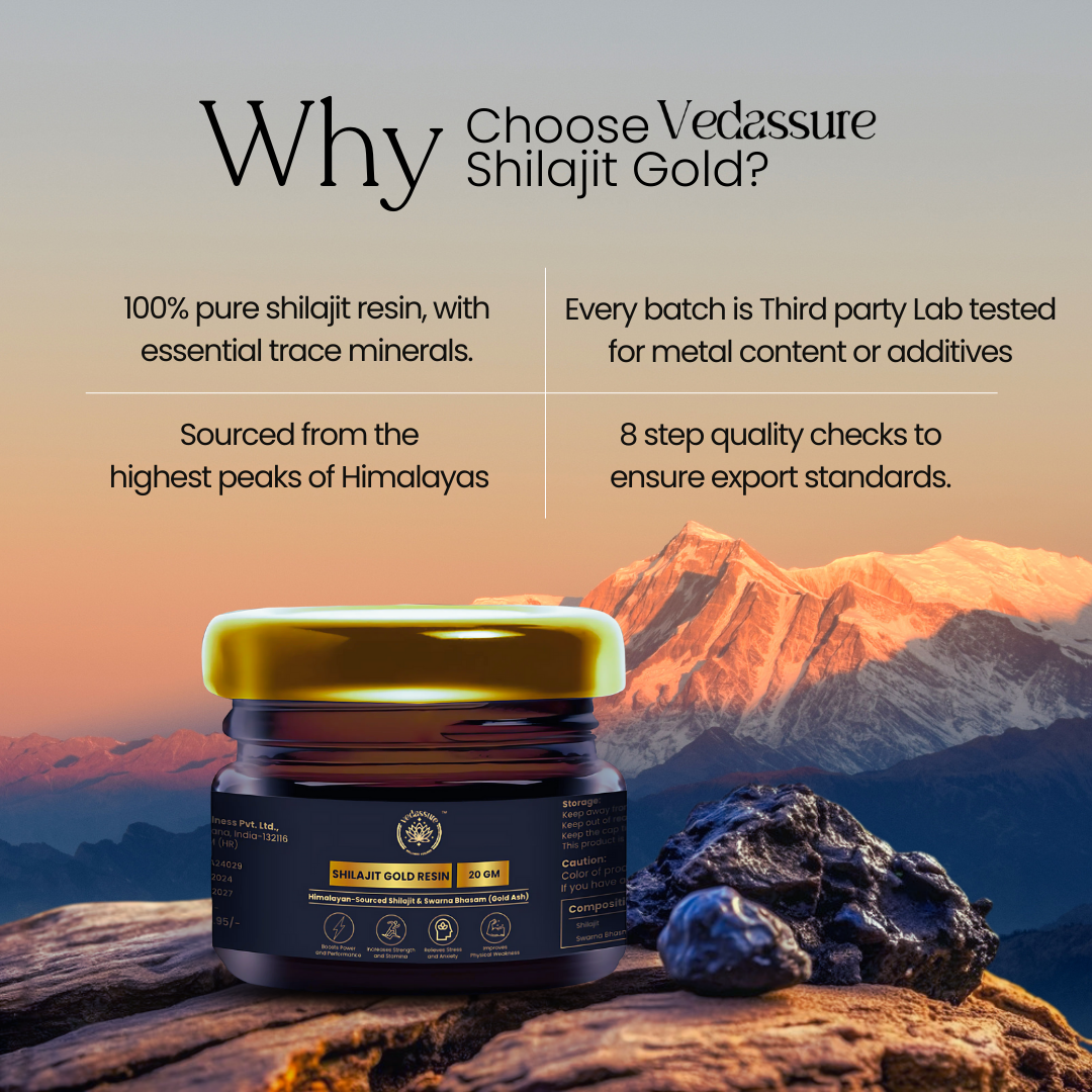 Vedassure Shilajit Gold Resin