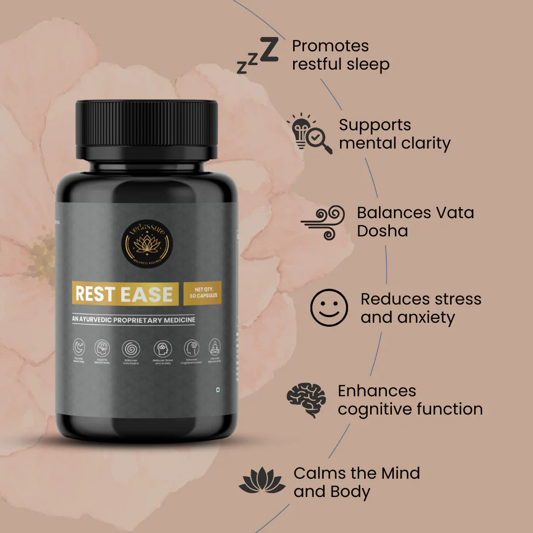 Marine Collagen Powder & Vedassure Rest Ease Capsules Combo