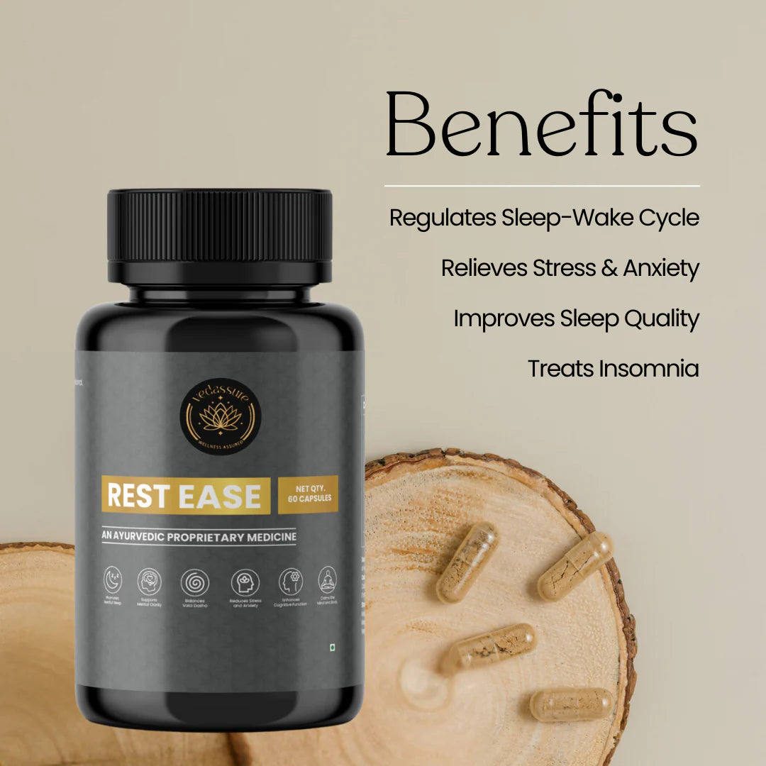 Marine Collagen Powder & Vedassure Rest Ease Capsules Combo